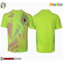 Moške Nogometnih dresov Belgija Vratar Gostujoči EP 2024 Kratki rokavi